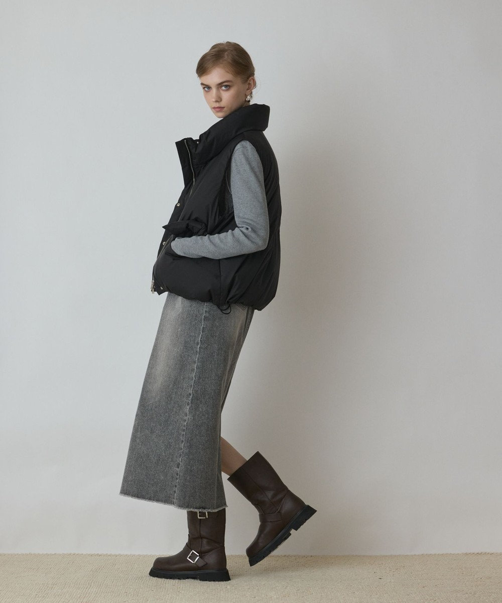 GRACE CONTINENTAL スタンドカラーダウンベスト 