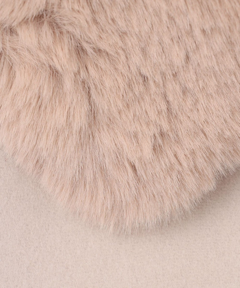 GRACE CONTINENTAL フードファーリバーポンチョ