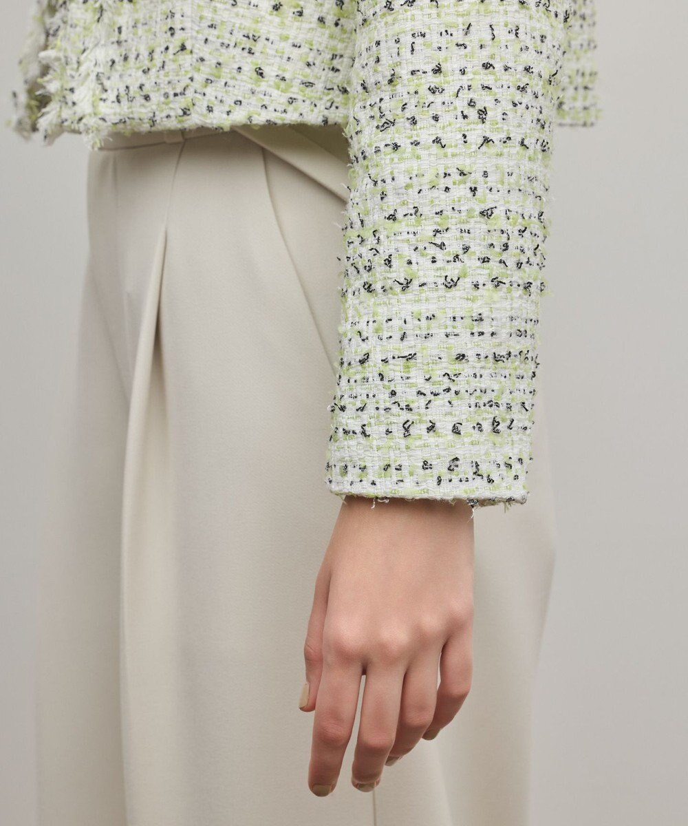 GRACE CONTINENTAL ミックスツイードジャケット 