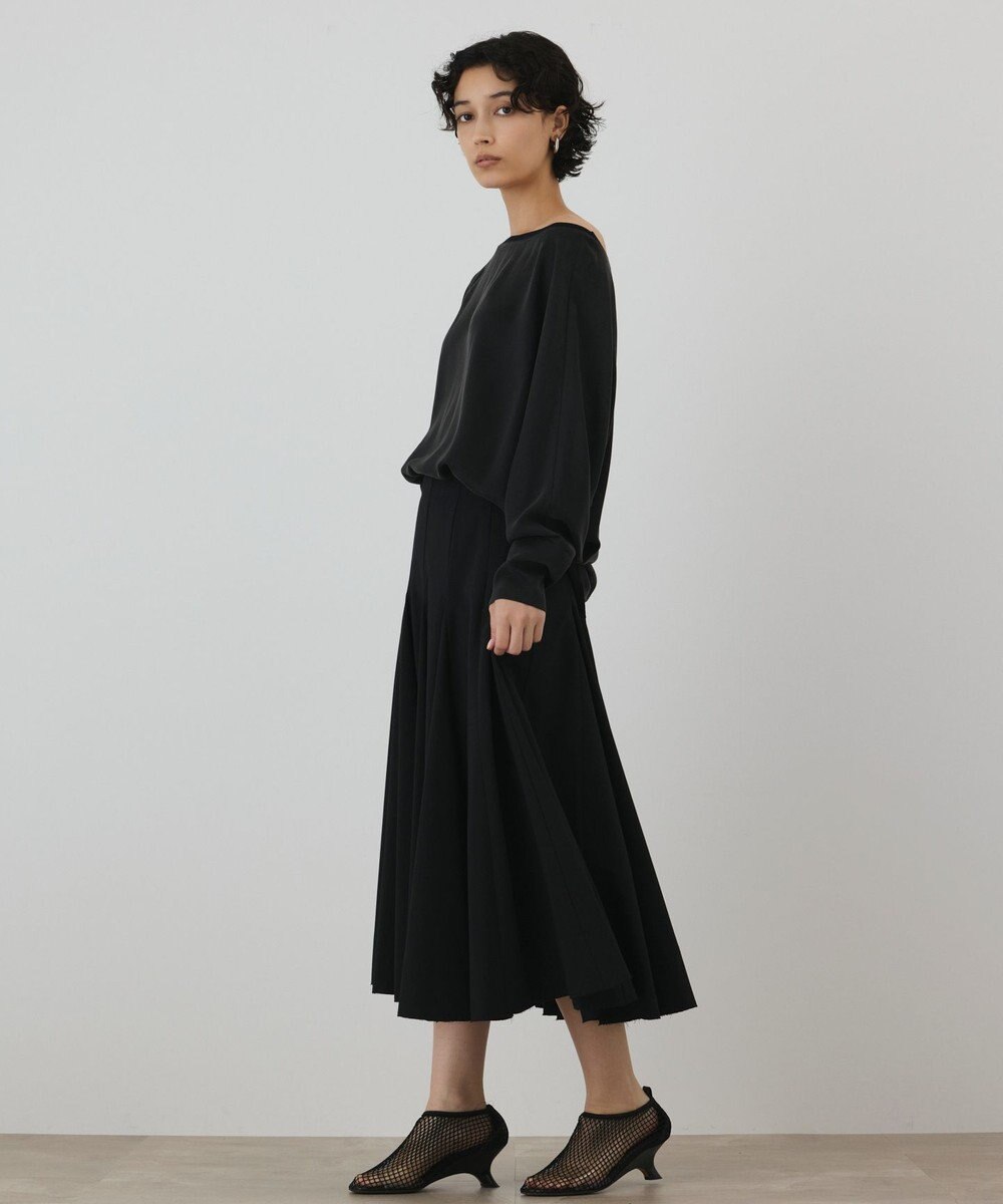 GRACE CONTINENTAL シルクドルマンスリーブトップ 