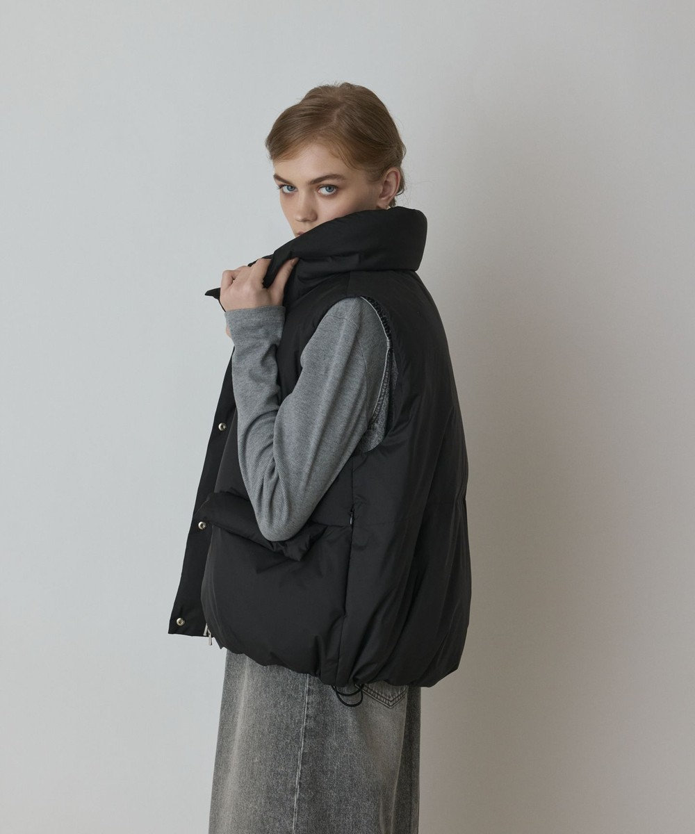 GRACE CONTINENTAL スタンドカラーダウンベスト 