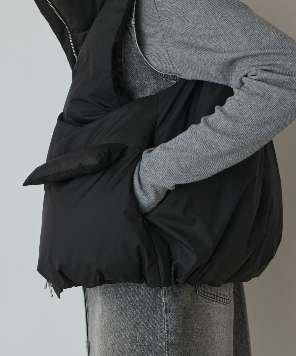 GRACE CONTINENTAL スタンドカラーダウンベスト 