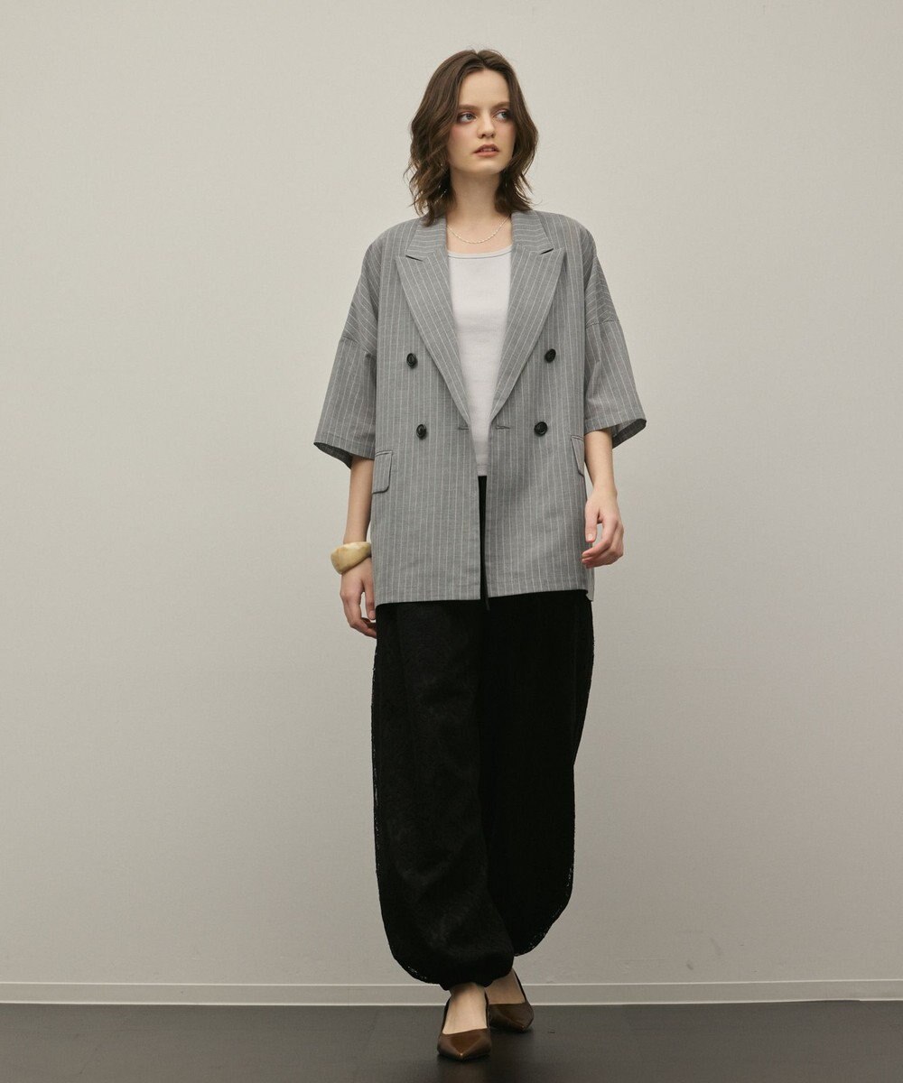 GRACE CONTINENTAL ドルマンテーラードジャケット 