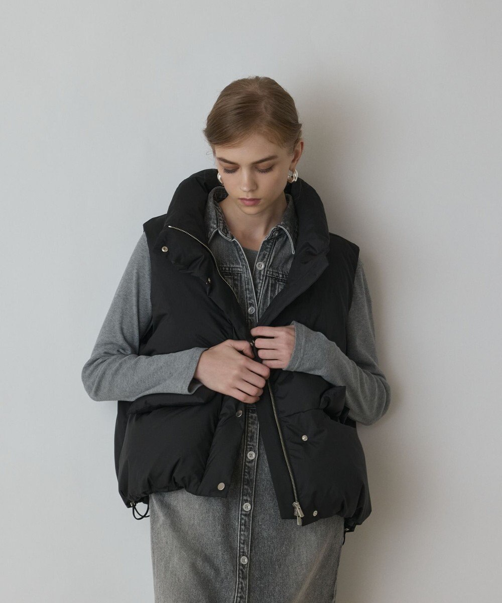 GRACE CONTINENTAL スタンドカラーダウンベスト 