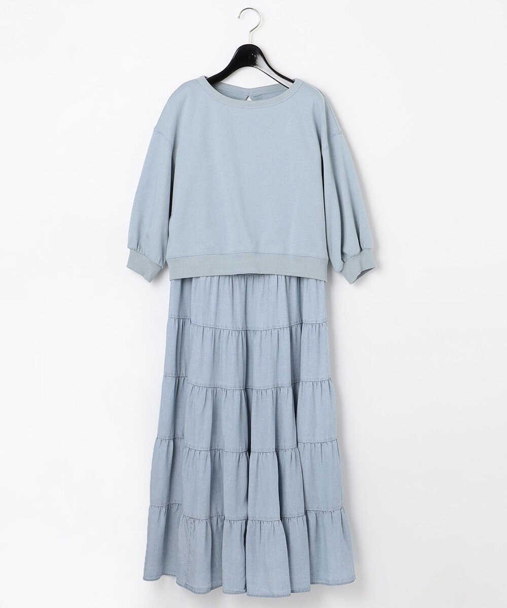 裏毛レイヤードワンピース Grace Continental Grace Continental グレースコンチネンタル 通販