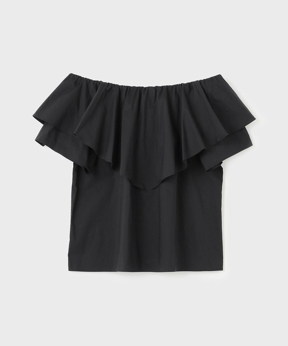 GRACE CONTINENTAL フリルオフショルトップ