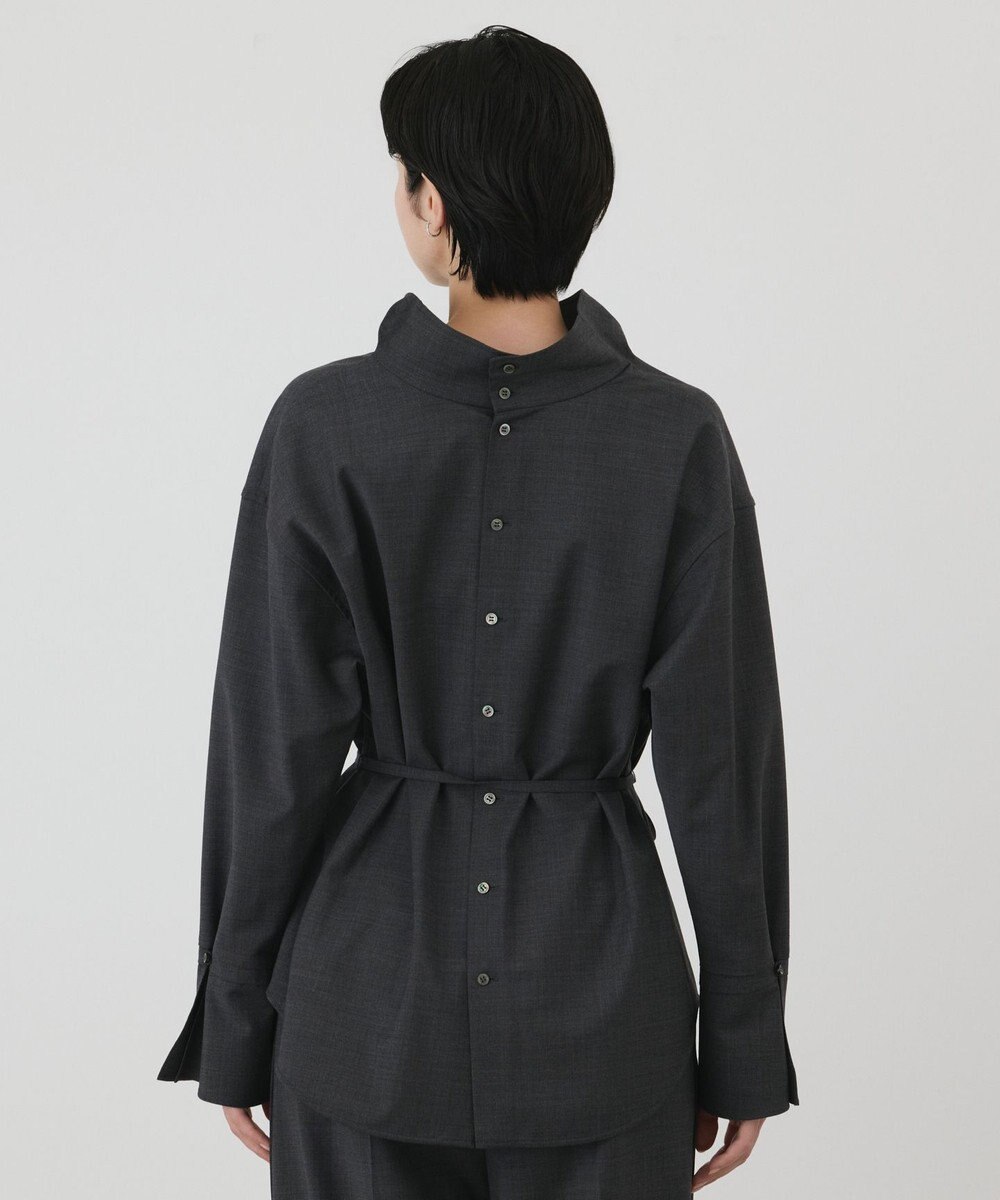 GRACE CONTINENTAL カウルネック2WAYシャツ 