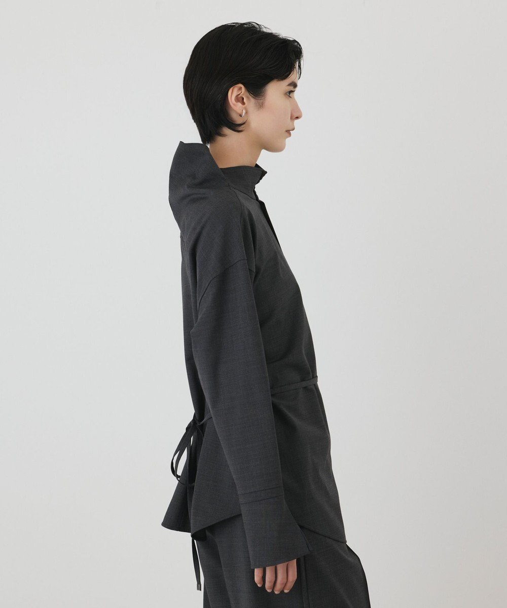 GRACE CONTINENTAL カウルネック2WAYシャツ 