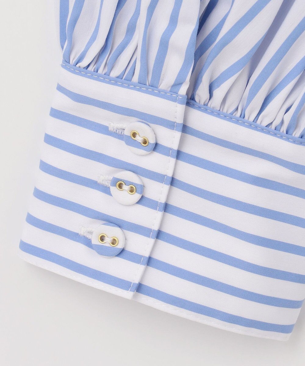 GRACE CONTINENTAL ボウタイギャザートップ 