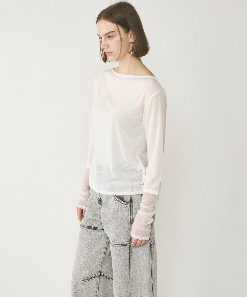 GRACE CONTINENTAL シアーアセテートカットトップ 