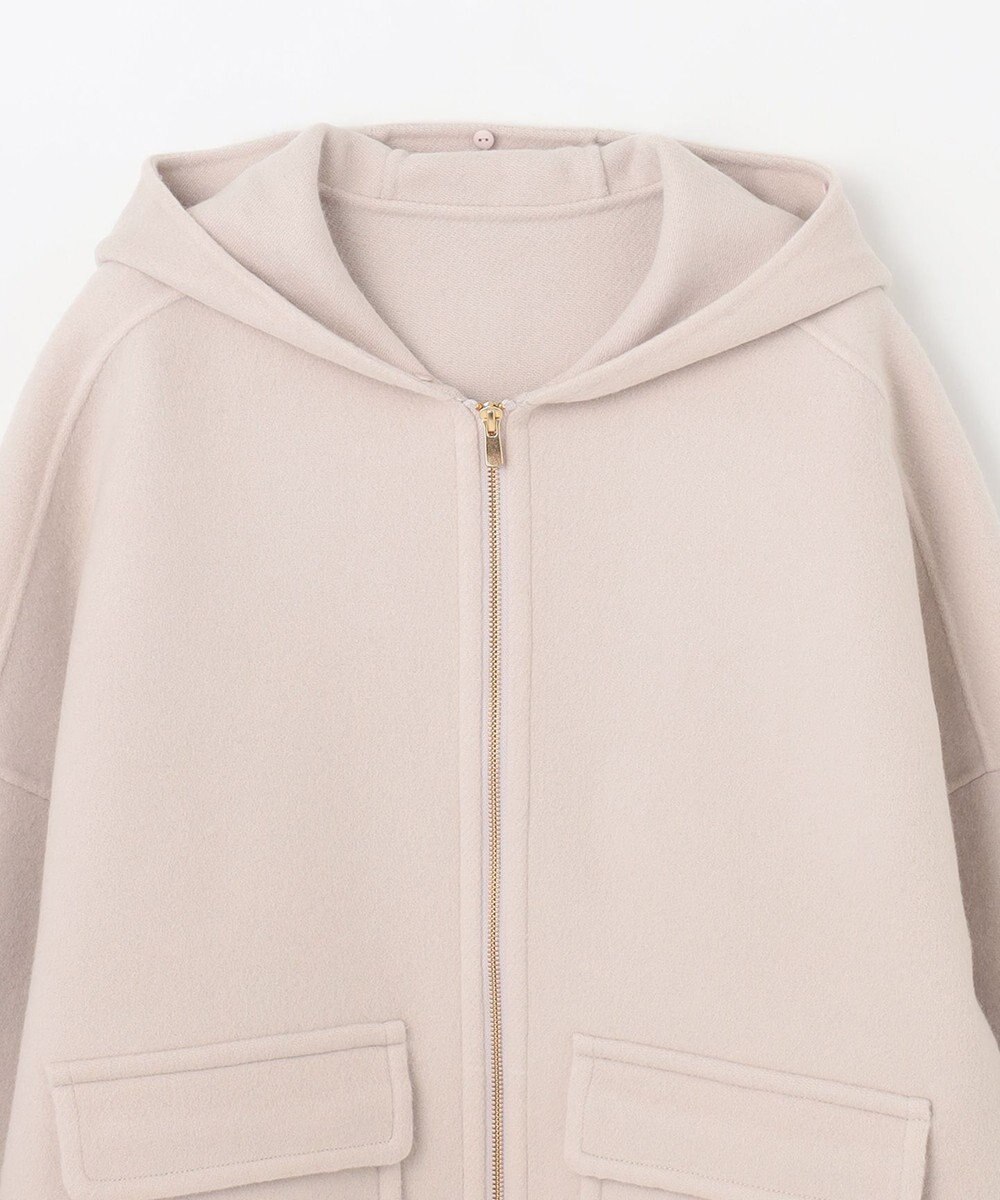 GRACE CONTINENTAL フードファーリバーポンチョ