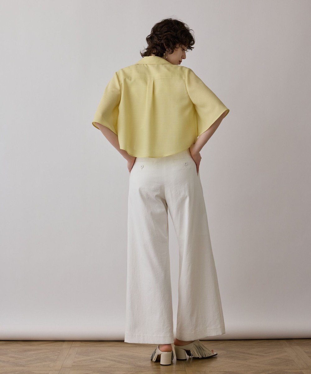 GRACE CONTINENTAL フレアスリーブシャツ 