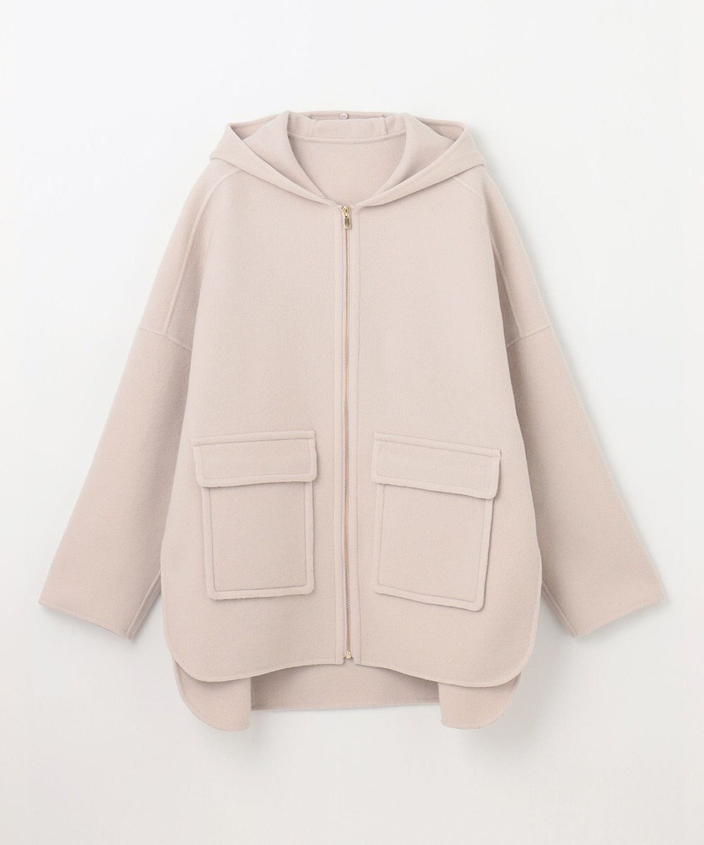 GRACE CONTINENTAL フードファーリバーポンチョ