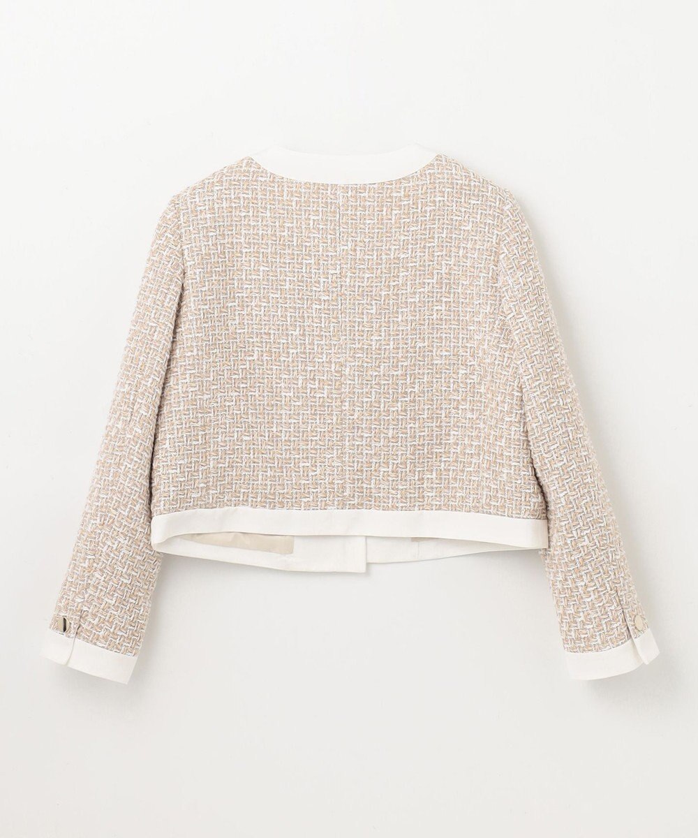 GRACE CONTINENTAL ツイードトリミングジャケット 