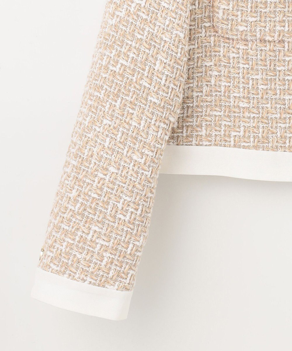 GRACE CONTINENTAL ツイードトリミングジャケット 