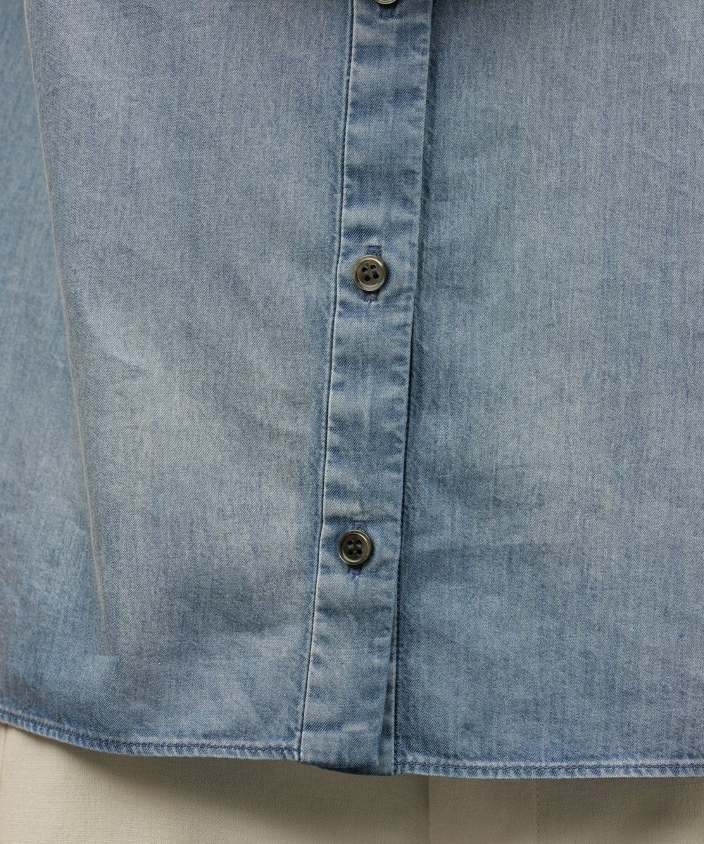 GRACE CONTINENTAL シアーデニムボウタイブラウス 