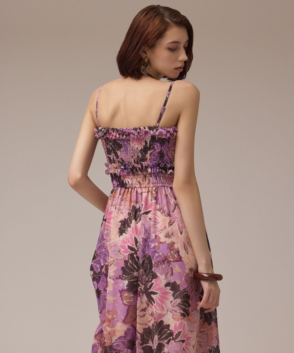 GRACE CONTINENTAL タイダイリーフプリントワンピース 