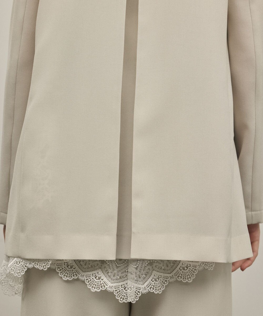 GRACE CONTINENTAL バックタックテーラードジャケット 