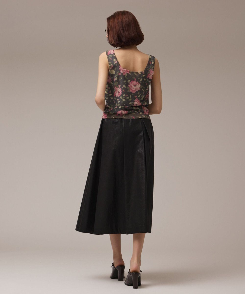 GRACE CONTINENTAL ローズプリントニットトップ 