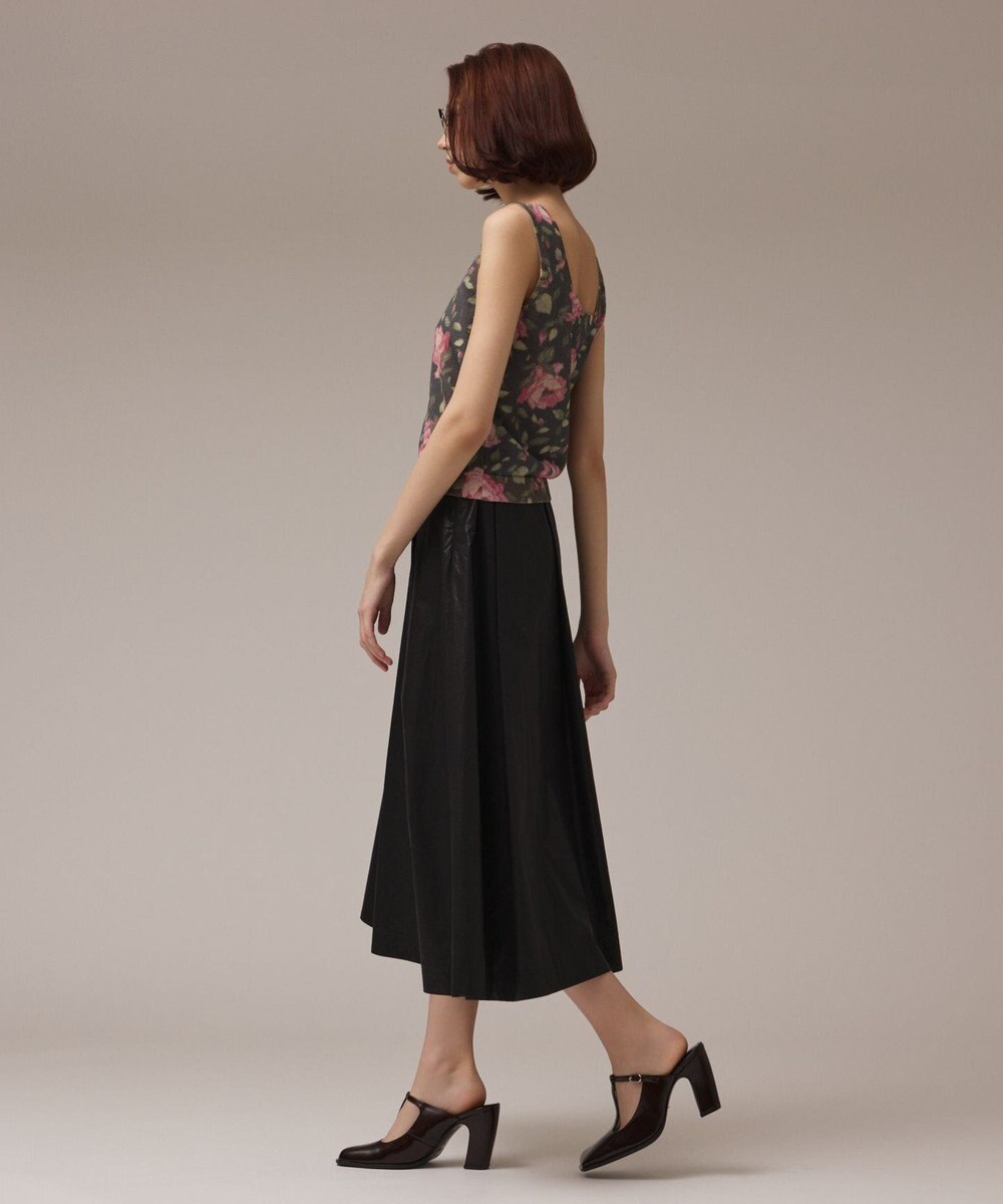 GRACE CONTINENTAL ローズプリントニットトップ 