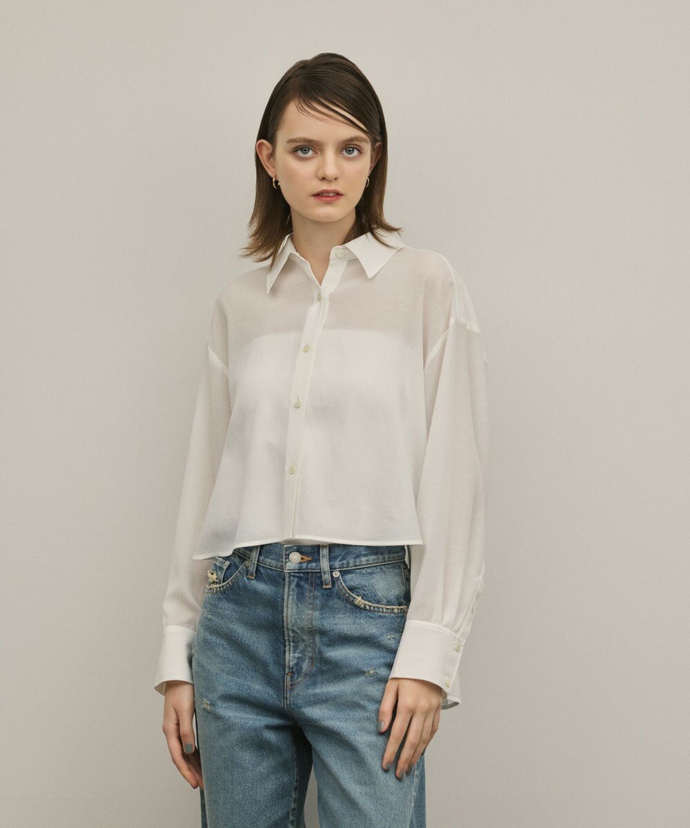 GRACE CONTINENTAL バックフレアシャツ 