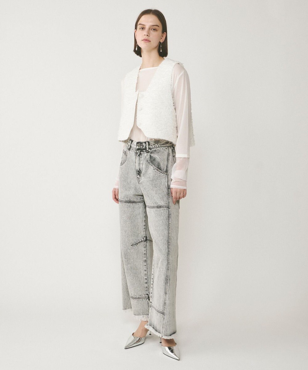 GRACE CONTINENTAL シアーアセテートカットトップ 