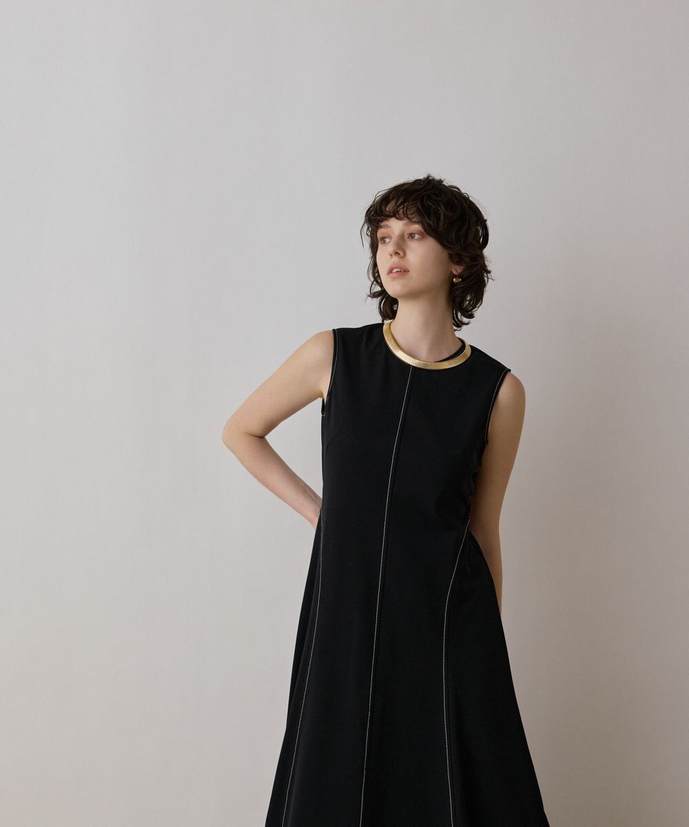 GRACE CONTINENTAL ステッチカットワンピース