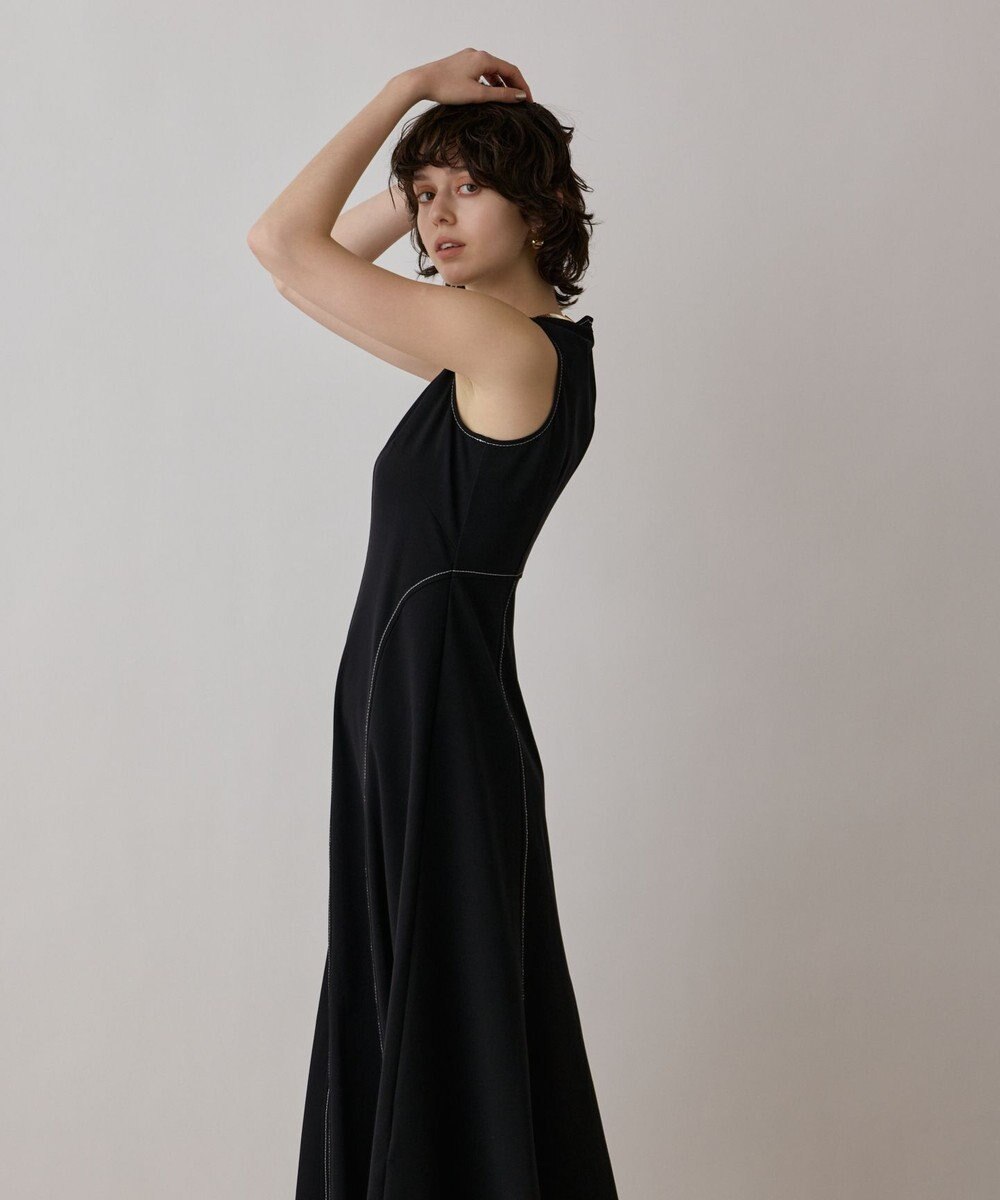 GRACE CONTINENTAL ステッチカットワンピース 
