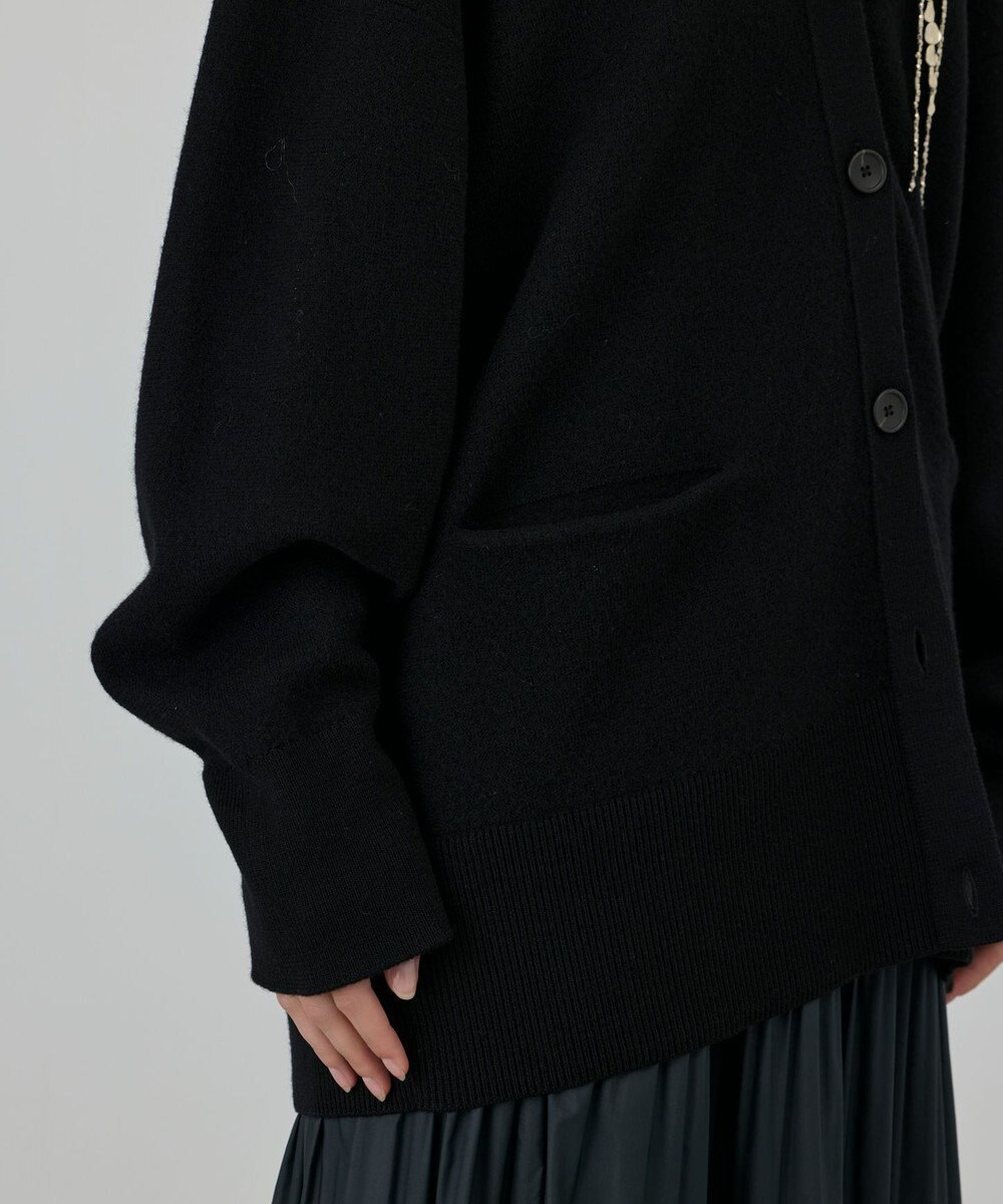 GRACE CONTINENTAL 圧縮ニットカーディガン 