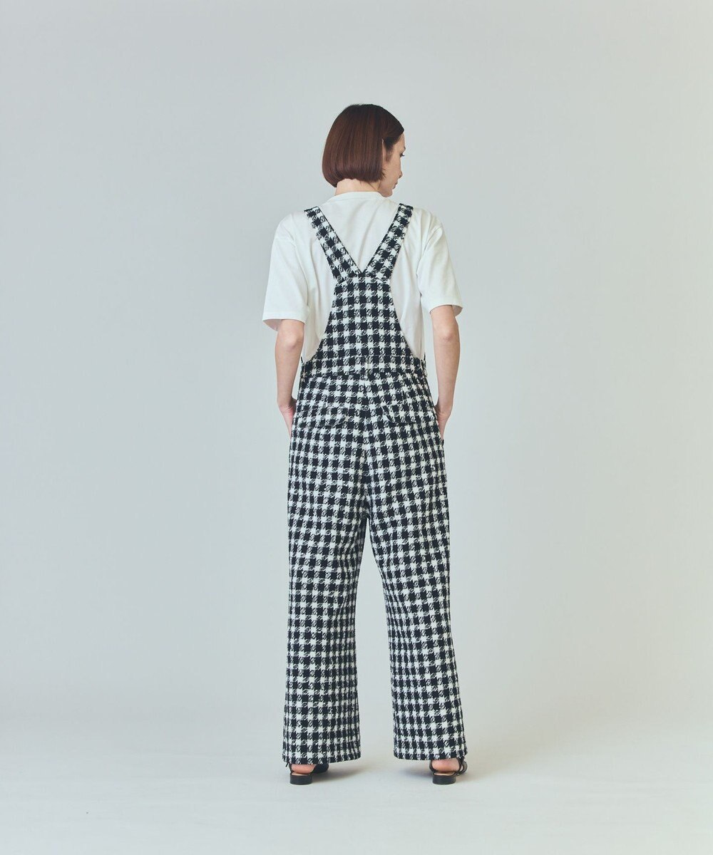 GRACE CONTINENTAL チェックツイードサロペット