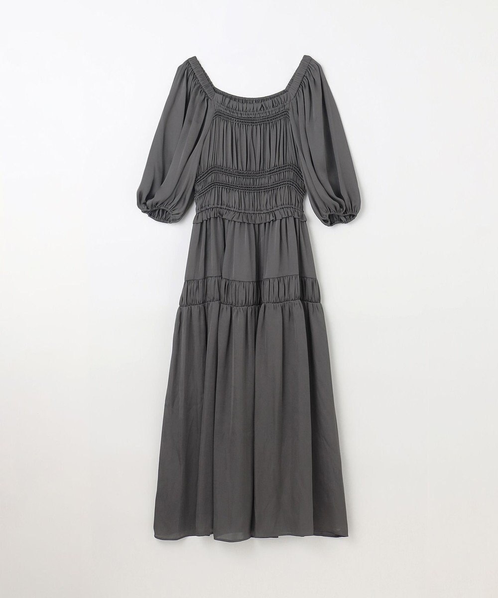 GRACE CONTINENTAL スクエアギャザーワンピース 