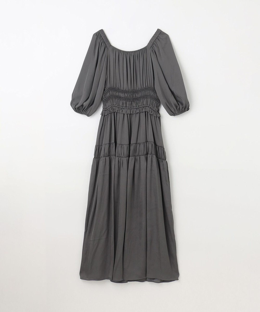 GRACE CONTINENTAL スクエアギャザーワンピース 