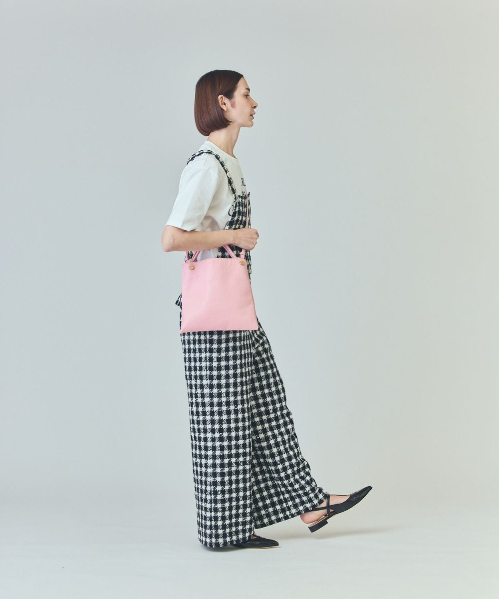 GRACE CONTINENTAL チェックツイードサロペット