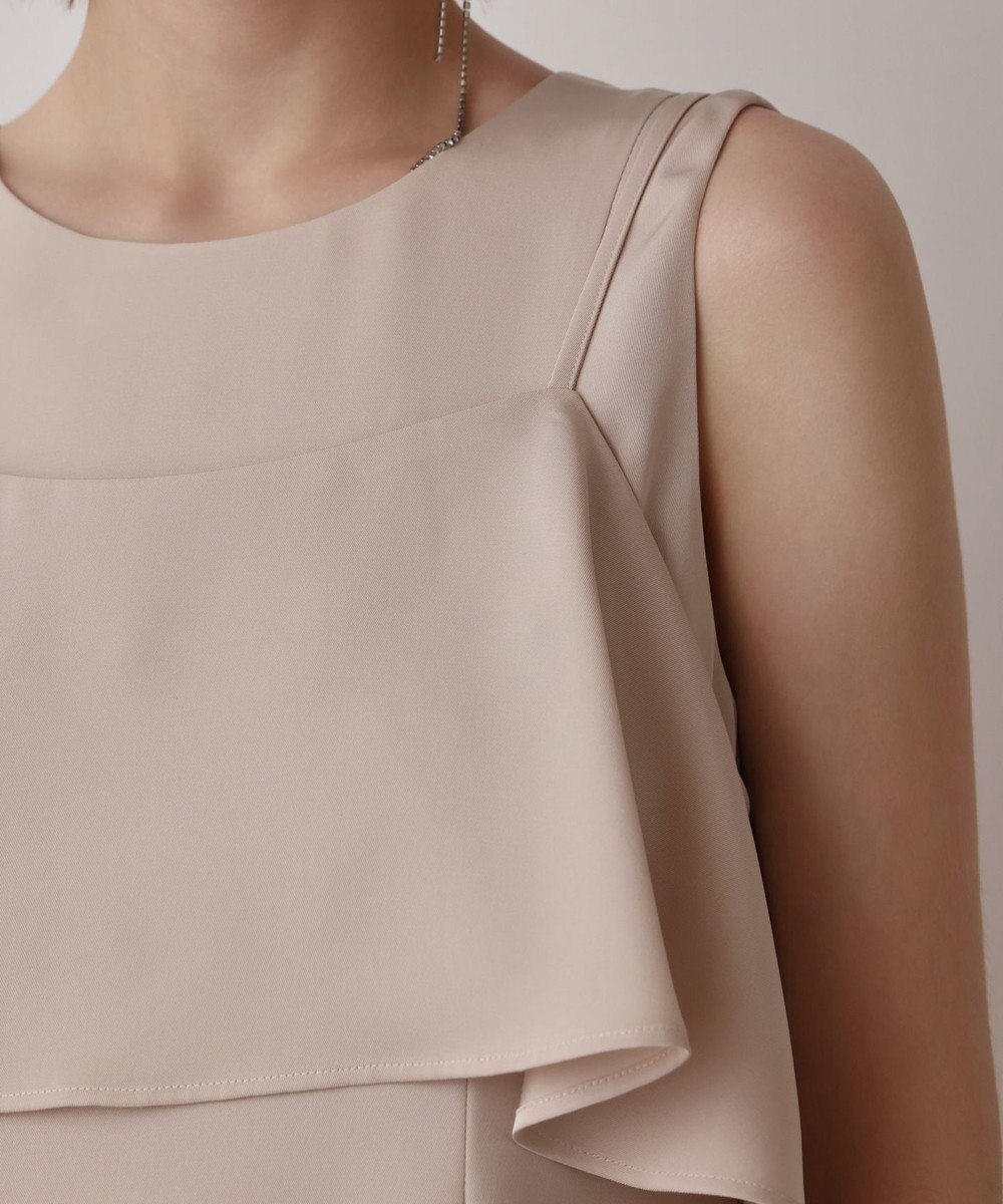 GRACE CONTINENTAL サテンレイヤードワンピース 