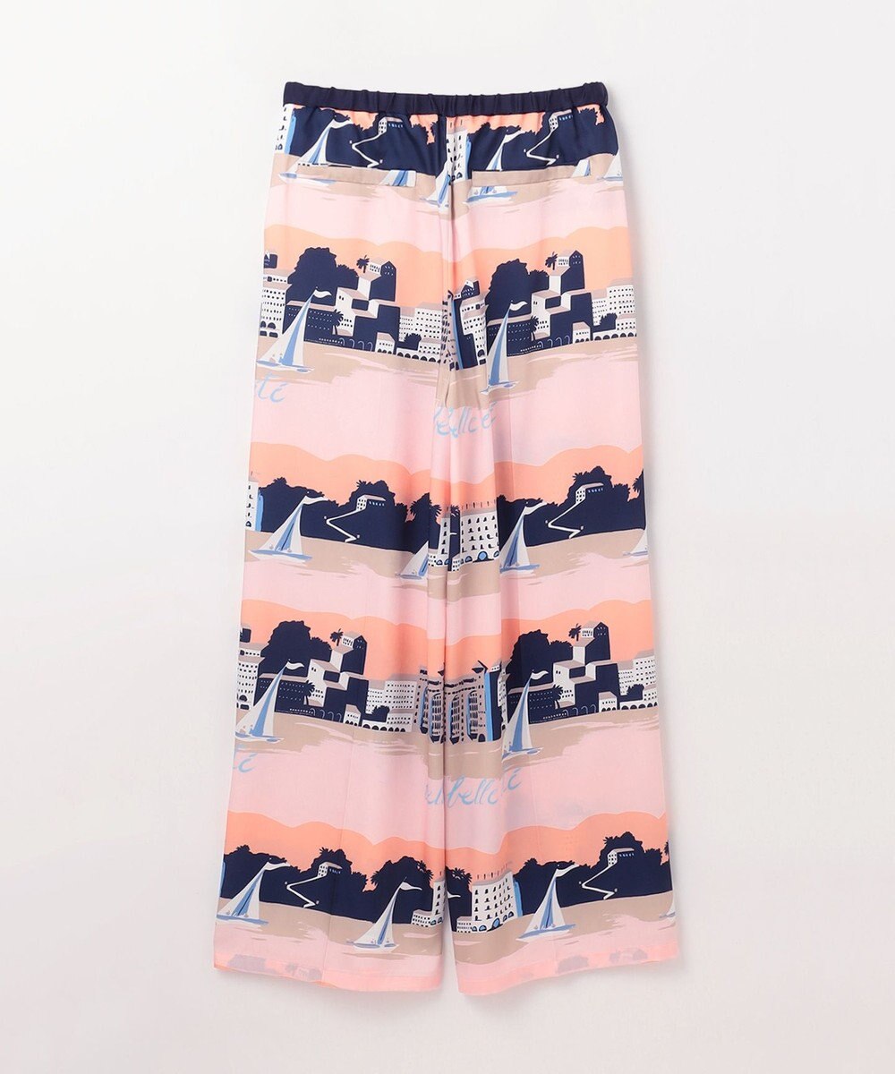 GRACE CONTINENTAL マリンプリントイージーパンツ