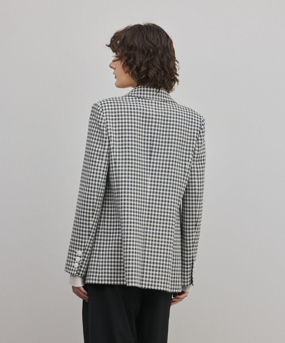 GRACE CONTINENTAL ギンガムダブルジャケット 