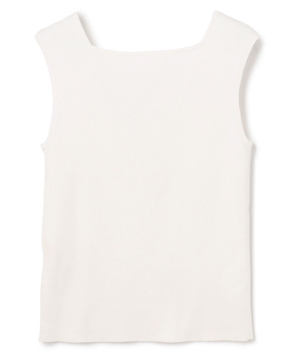 GRACE CONTINENTAL スクエアリブニットトップ