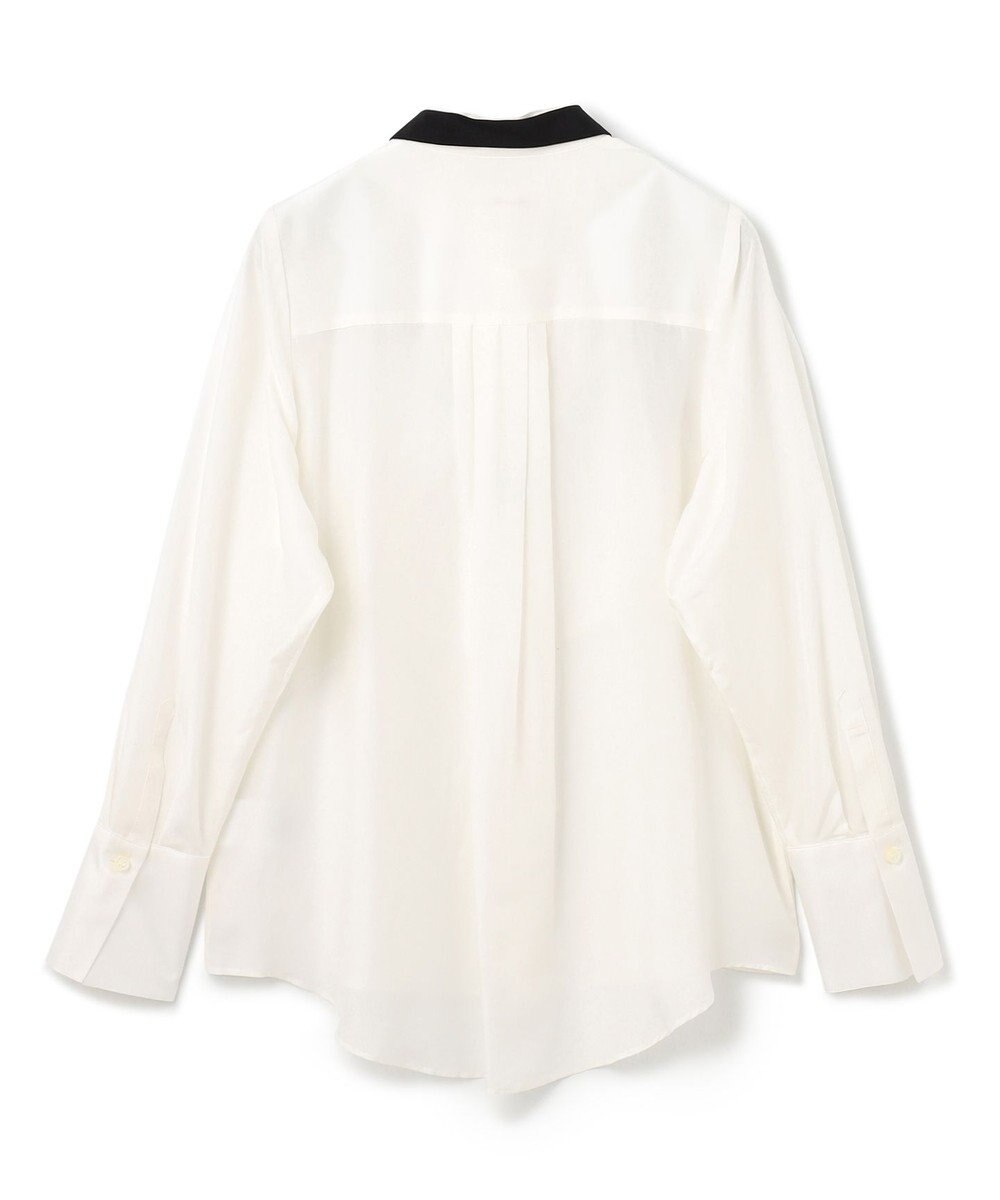 GRACE CONTINENTAL シルクコンビドレスシャツ 