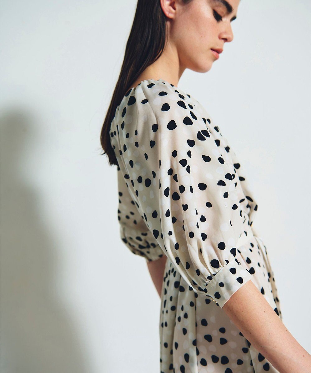 GRACE CONTINENTAL ランダムハートドレープワンピース