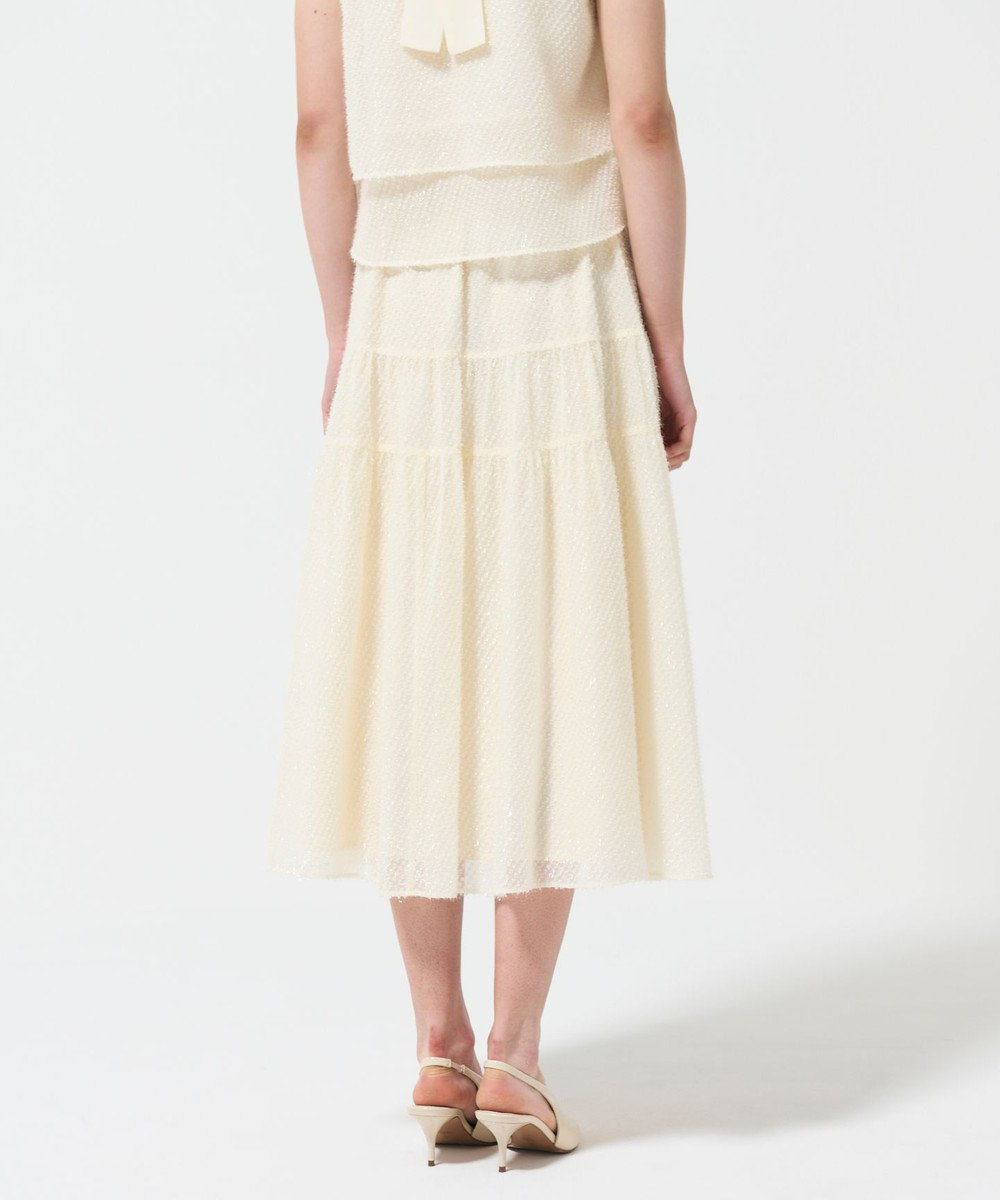 GRACE CONTINENTAL シフォンカットジャガードスカート