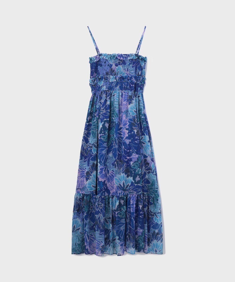 GRACE CONTINENTAL タイダイリーフプリントワンピース