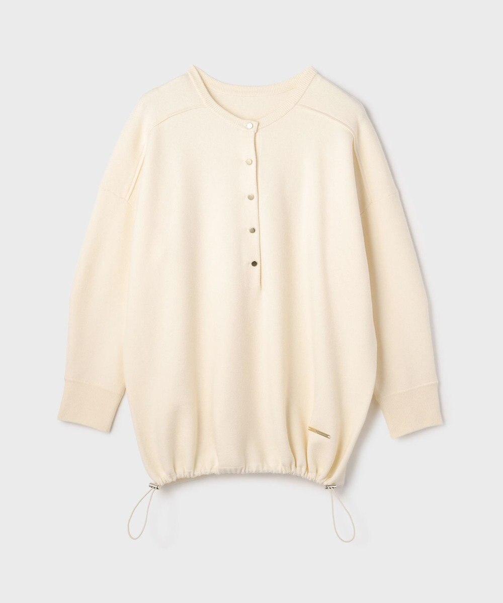 GRACE CONTINENTAL スウェットライクニットトップ 