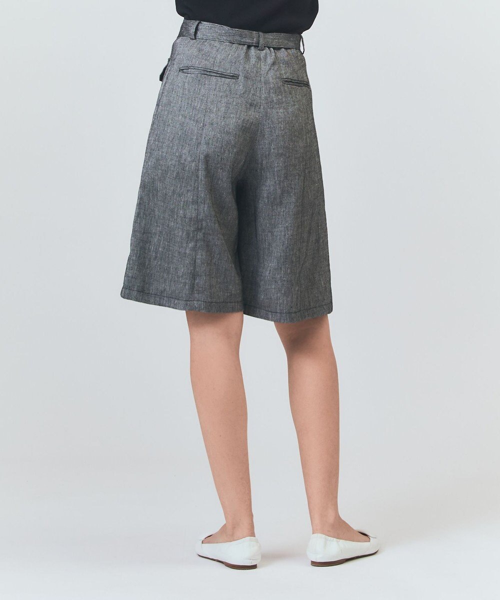 GRACE CONTINENTAL リネンデニムライクパンツ 