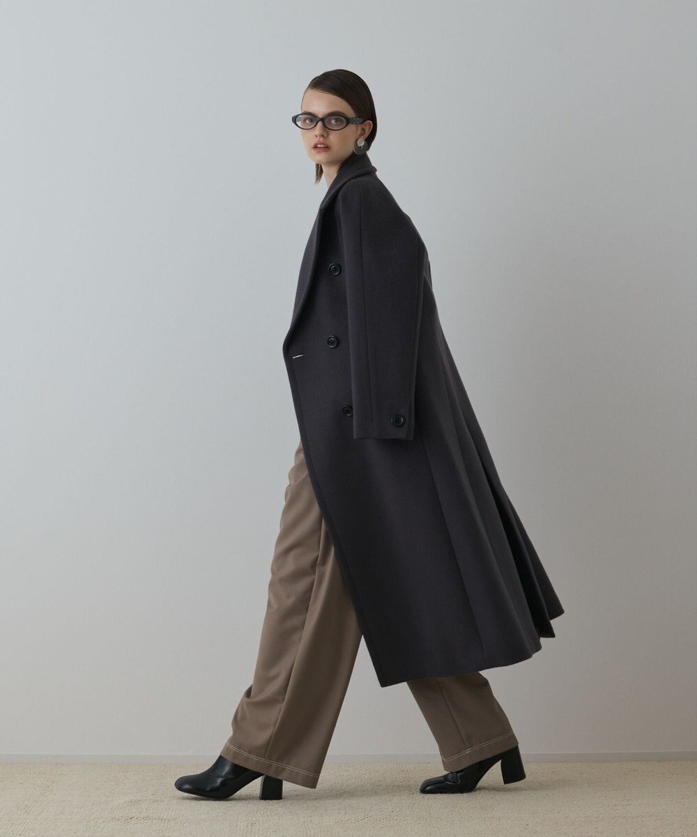 GRACE CONTINENTAL ショートビーバーロングコート 