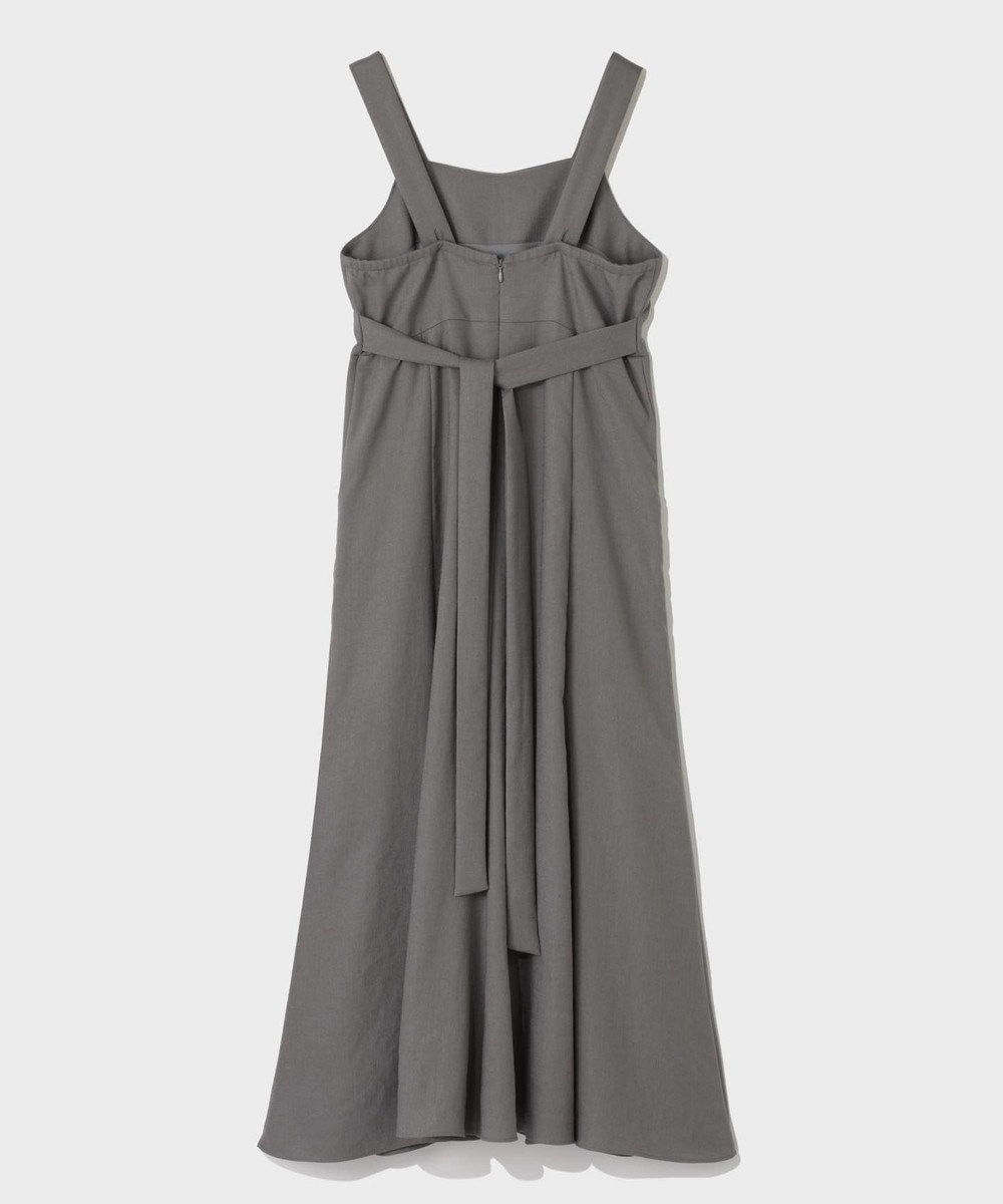 GRACE CONTINENTAL リネンタッチロングドレス