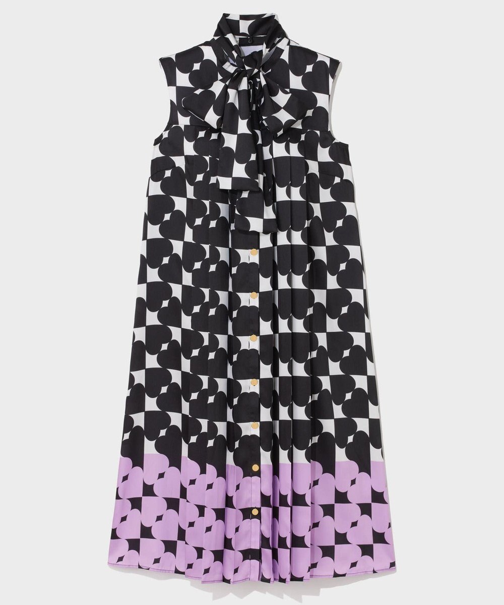 GRACE CONTINENTAL ハートラインボウタイワンピース 