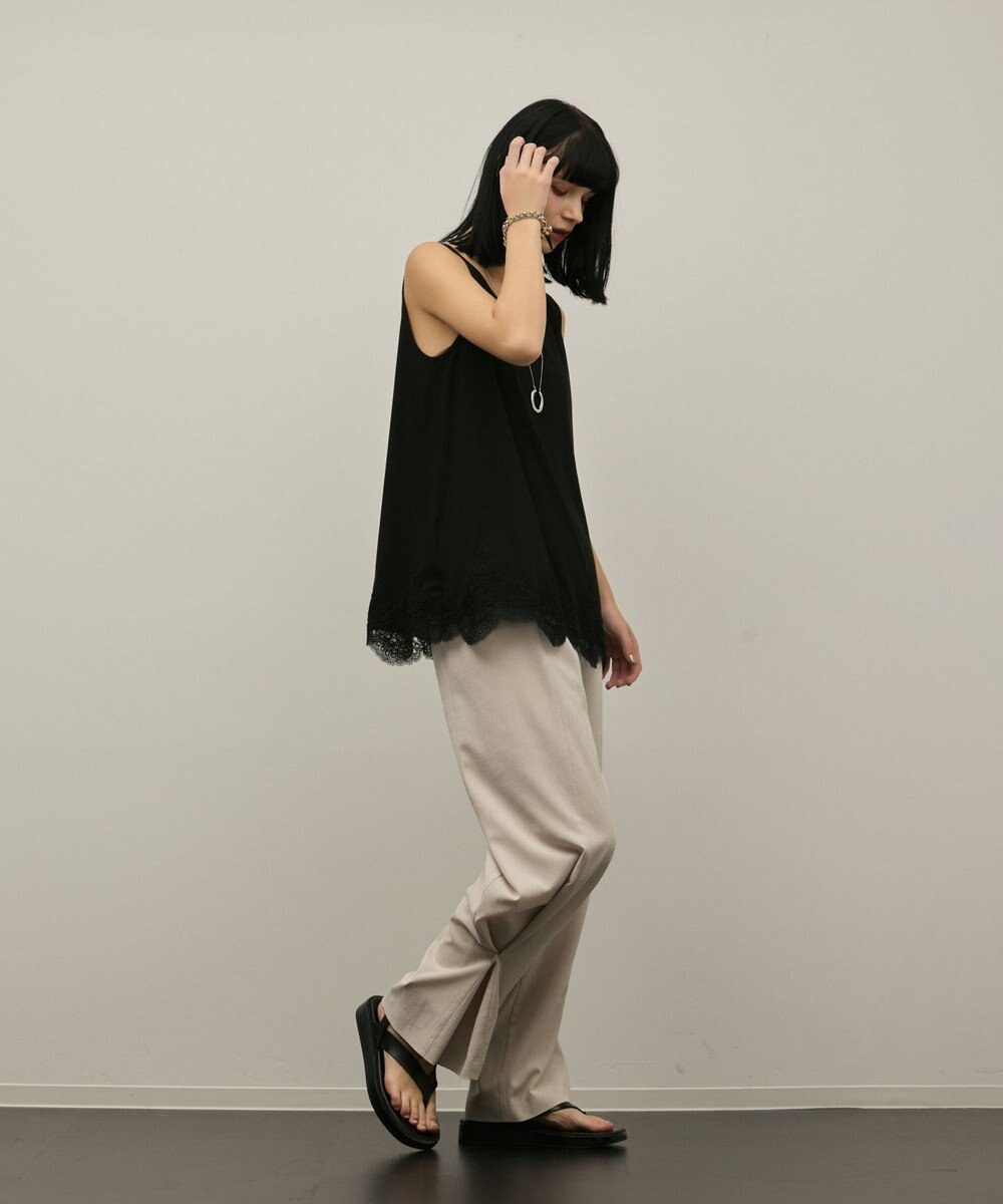 GRACE CONTINENTAL トリアセサイドラインパンツ 