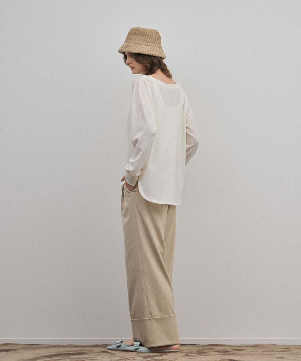 GRACE CONTINENTAL シアーワッフルカットトップ 