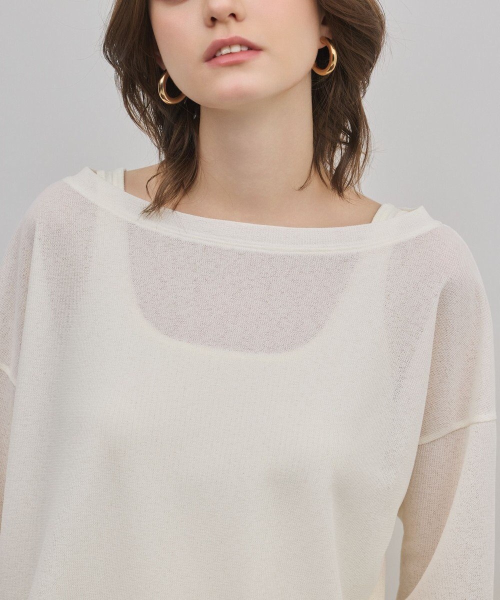 GRACE CONTINENTAL シアーワッフルカットトップ 