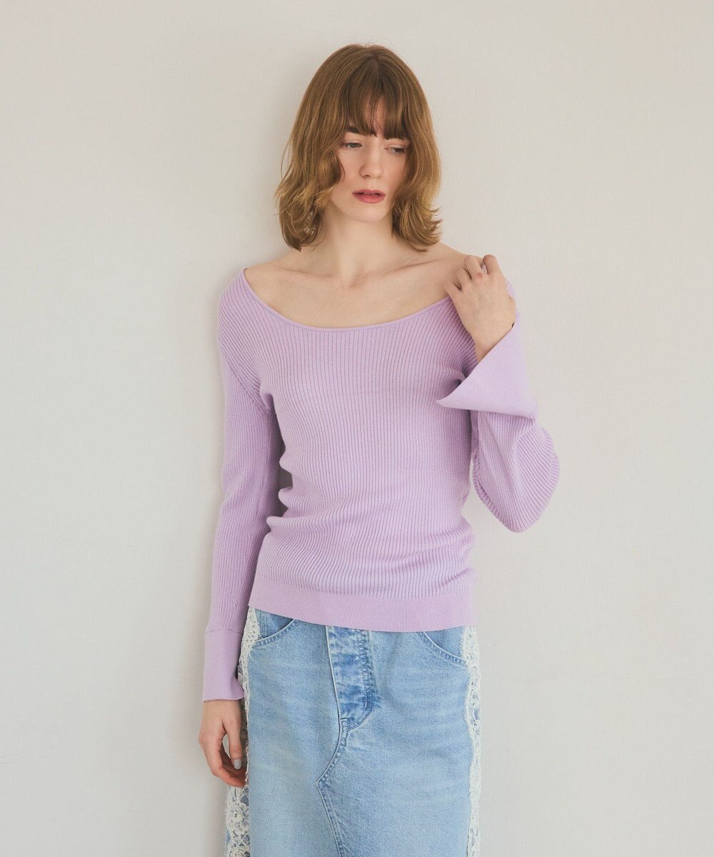 GRACE CONTINENTAL 綿カシミヤインナートップ 